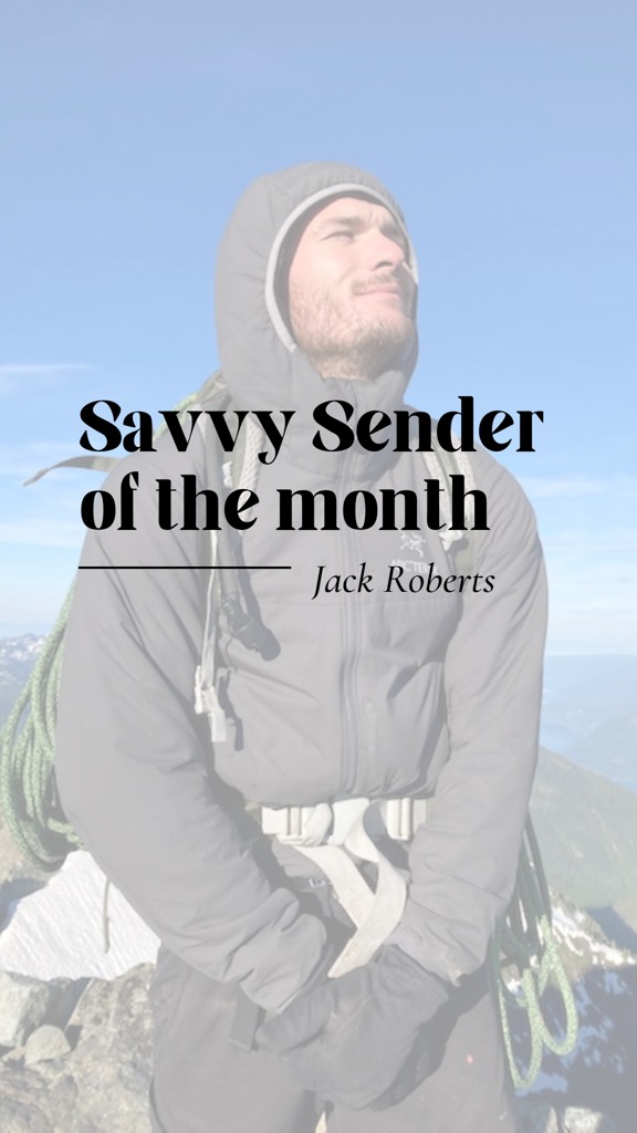 Read more about the article Savvy Sender of the Month: Episode 1 – Jack Roberts