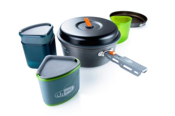 GSI Outdoors Pinnacle Backcountry Cookset Stock Image